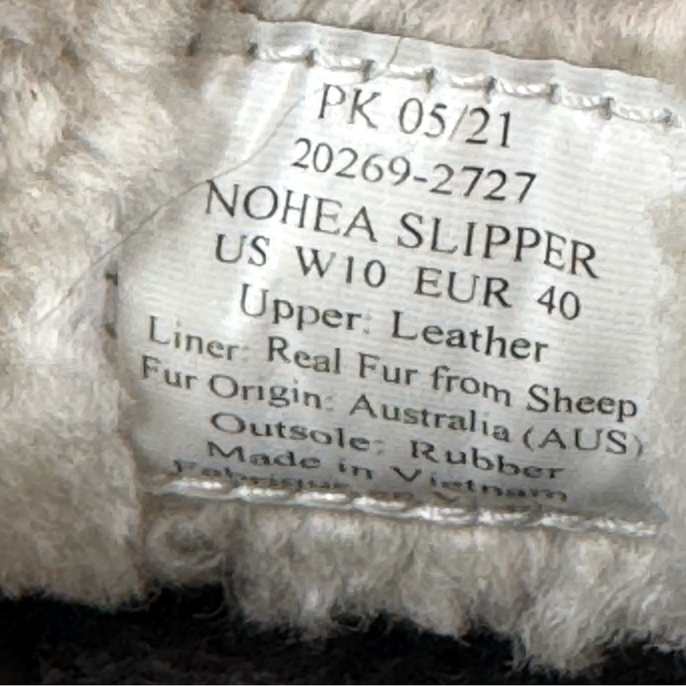 Olukai Women’s Brown Leather Nohea Slippers Size 10 - Picture 8 of 8